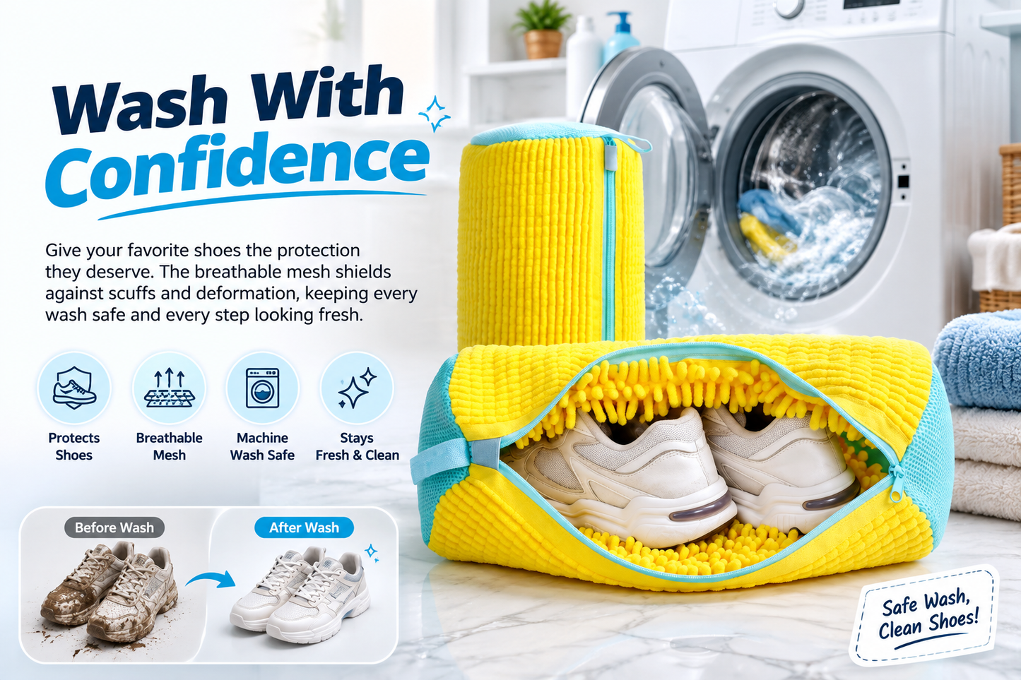 Shoe Protection Wash Bag