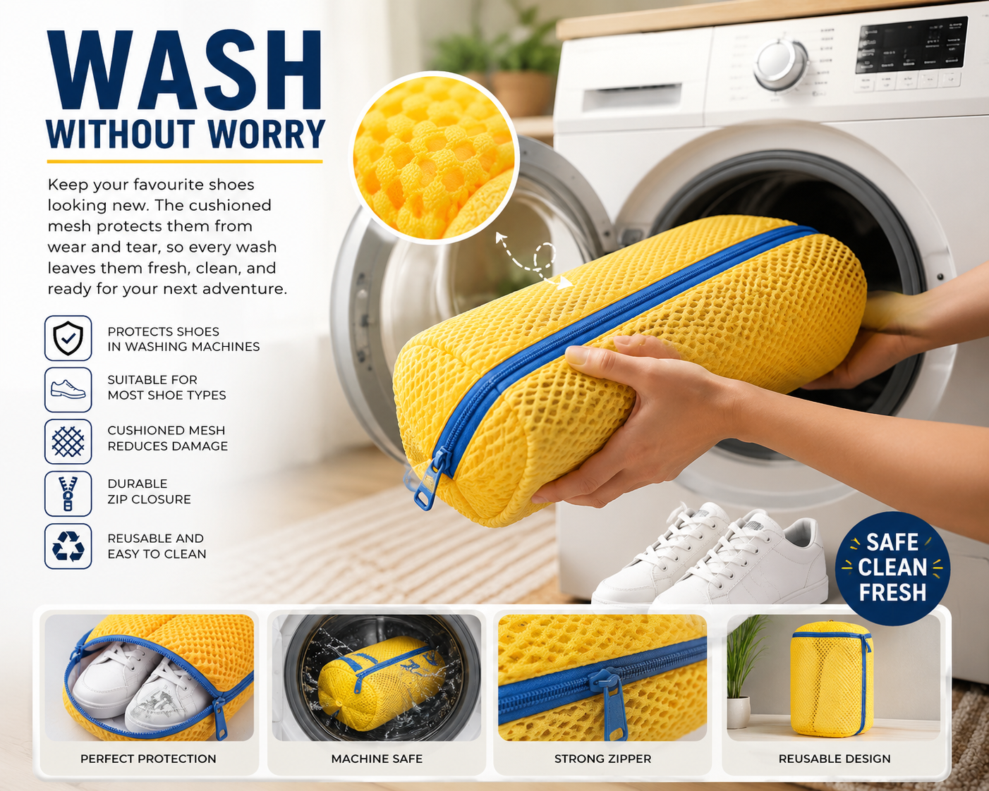 Shoe Protection Wash Bag