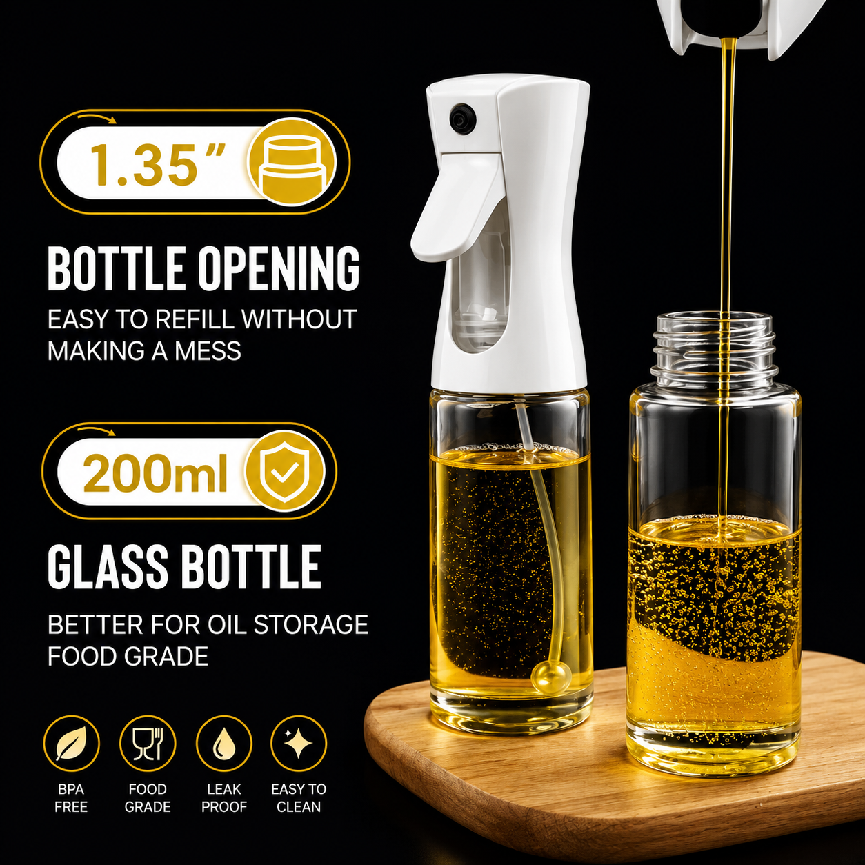 2-in-1 Oil Spray Bottle