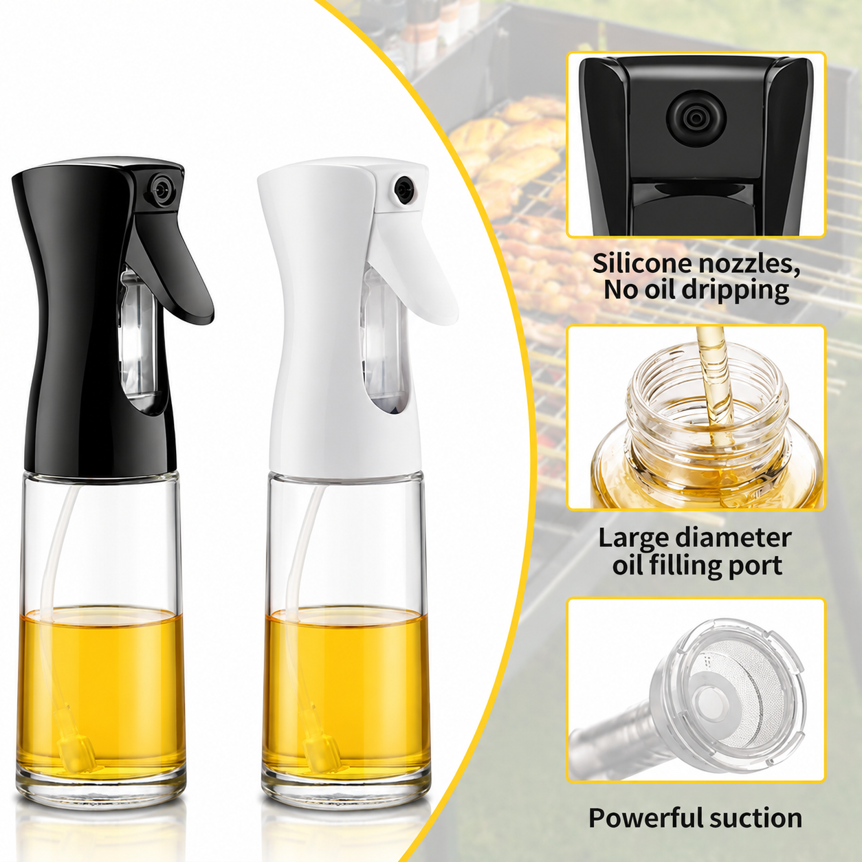 2-in-1 Oil Spray Bottle