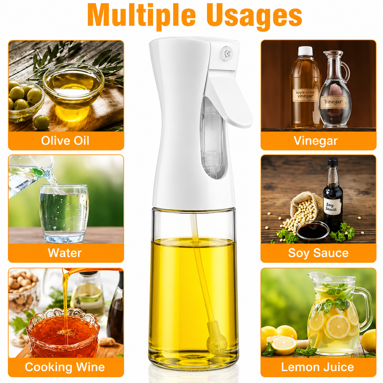 2-in-1 Oil Spray Bottle