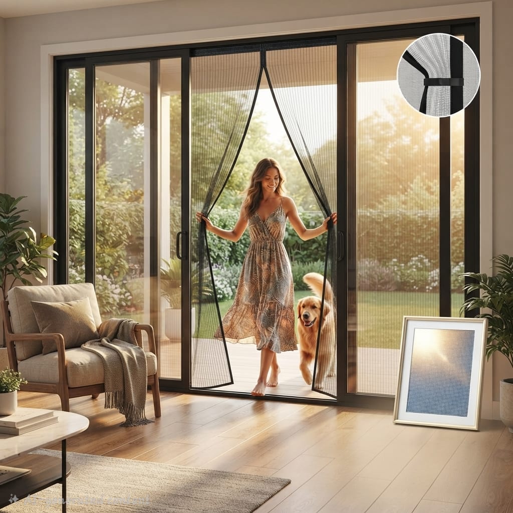 Hands-Free Screen Door